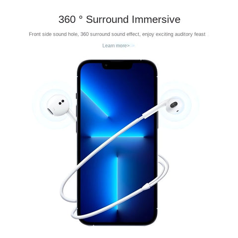 Lightning In-ear Headphones For IPhone14,13,12,11,7,8 Plus, XS, With Lightning Connector, IPhone Wired Earbuds, Built-in Remote Control To Control Music, Calls, And Volume