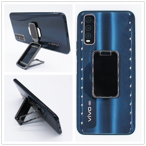 Foldable Mobile Phone Holder Ring Buckle Retractable Desktop CellPhone Stand Car Magnetic Bracket Office Accessories -car charger