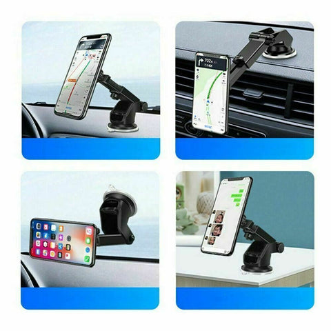 Car Bracket With Adjustable Strength Suction Cup -car charger