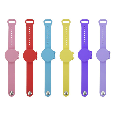 Outdooor Silicone Wristband Hand Sanitizer Disinfectant Bracelett -watch