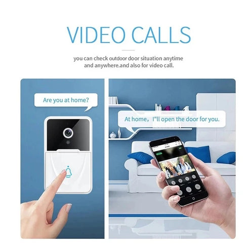 Wireless Security WiFi Smart Doorbell Intercom Video Camera Bell Chime Door Ring -door bell