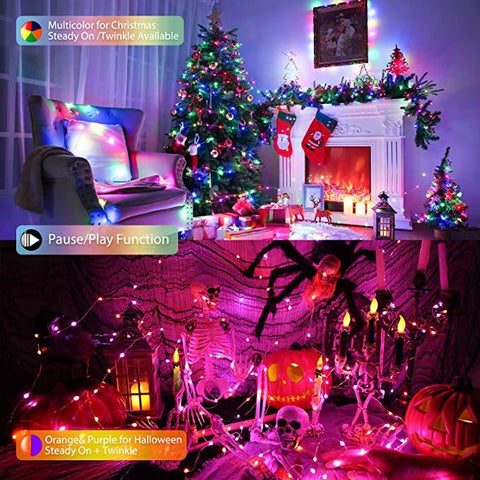 Smart Point Control Rubber-covered Wire Light Graffiti Wifi Control Magic Color Led Lighting Chain