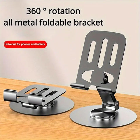 1PCS 360 Degree Adjustable Swivel Anti Slip Metal Phone Holder For Android Tablet -car charger