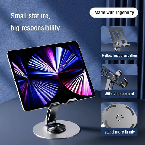 1PCS 360 Degree Adjustable Swivel Anti Slip Metal Phone Holder For Android Tablet -car charger