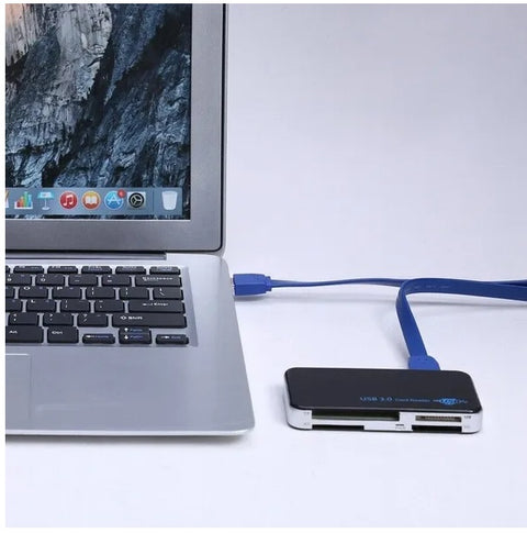 USB 3.0 Memory Card Reader Adapter 5GBPS Fit For CF  TF  SD Micro SD XD M2 MS Card -usb hub
