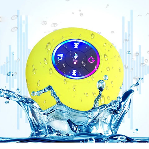 BTS07 Large Suction Cup Waterproof Bluetooth Audio With Light -speaker