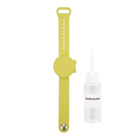 Outdooor Silicone Wristband Hand Sanitizer Disinfectant Bracelett -watch