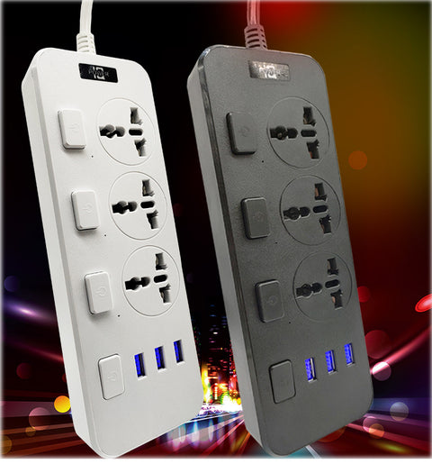 USB Power Strip Smart British Plug Multi-function Power Strip