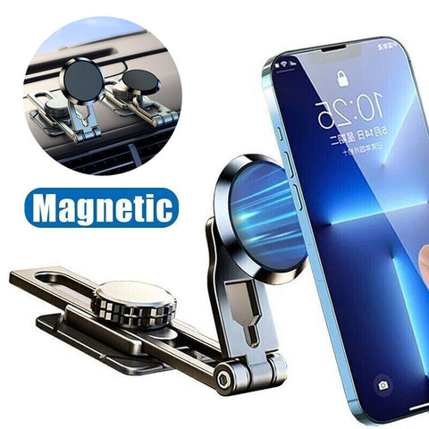 Universal 360  Degrees Rotation Magnetic Car Dashboard Cell Phone Holder Foldable Mount -car charger