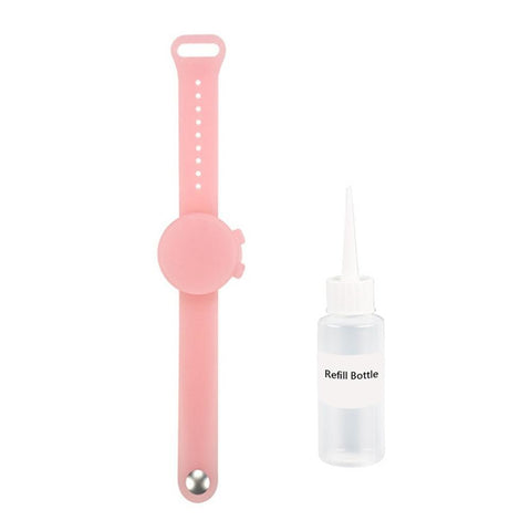 Outdooor Silicone Wristband Hand Sanitizer Disinfectant Bracelett -watch