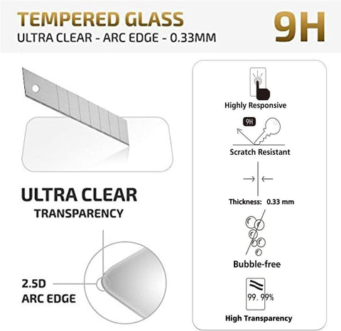 3 Pack Designed for iPhone 11 and iPhone XR Screen Protector (6.1"), Enhanced Tempered Glass Protection, Case Friendly Anti Scratch Bubble Free Ultra Resistant