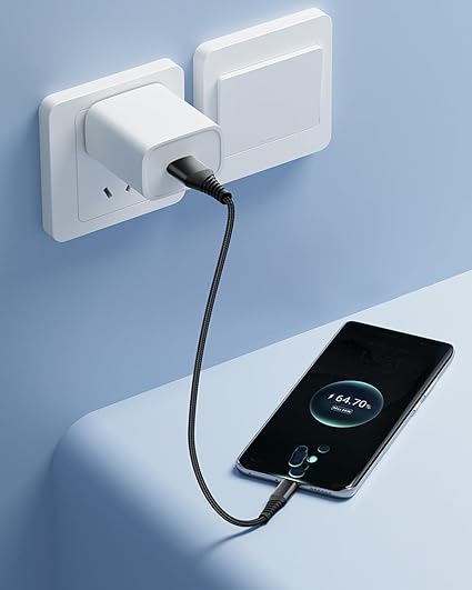 6FT USB A to USB C 2-Pack Data Cables-Reliable Connection and Fast Charging Solution