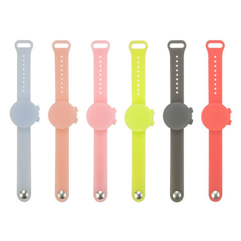 Outdooor Silicone Wristband Hand Sanitizer Disinfectant Bracelett -watch