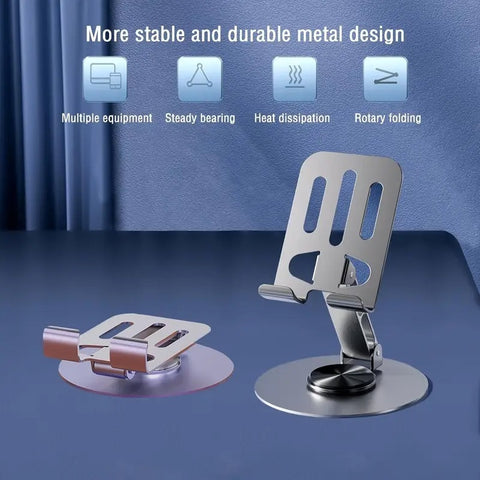 1PCS 360 Degree Adjustable Swivel Anti Slip Metal Phone Holder For Android Tablet -car charger