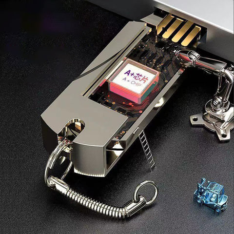 A USB Drive With A Large Capacity Is Expanded On A Virtual Scale -usb extension