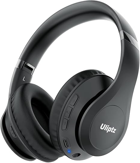 Wireless Bluetooth Headphones, 65H Playtime, 6 EQ Sound Modes, HiFi Stereo Over Ear Headphones with Microphone, Foldable Lightweight Bluetooth 5.3 Headphone for Travel/Office/Cellphone/PC