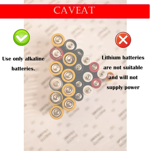 Battery Operated Phone Charger Emergency|USB Battery Powered Power Bank Portable 4 AA Batteries Powered Outlet (Black)