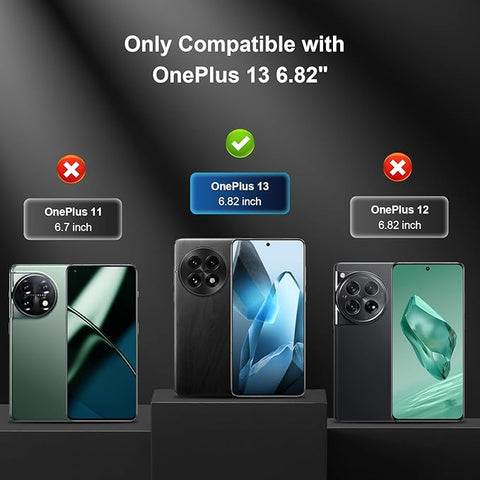 3 PACK Screen Protector for OnePlus 13 Flexible TPU Film [Support Fingerprint Touch] [HD Full Coverage] [Easy Installation] [Scratch Resistant]