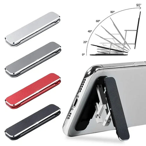 Mini Backstick Folding Mobile Phone Holder Universal Lazy Stick Portable Invisible Mobile Phone Holder -car charger