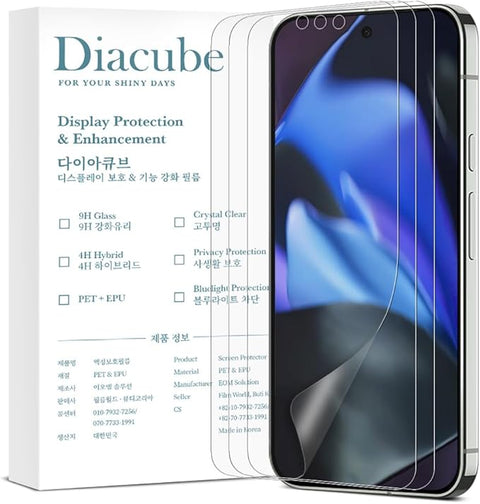 [3 Pack] Anti-Glare Matte Screen Protector for Google Pixel 9, [0.1S Ultrasonic Fingerprint Support][Dust-Free Bubble-Free Easy Installation with Alignment Jig] Smooth & Sensitive Touch, Self-Healing