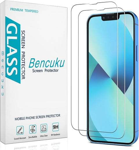 Screen Protector for iPhone 13, iPhone 13 Pro 6.1 Inch Tempered Glass, Anti Scratch, Bubble Free