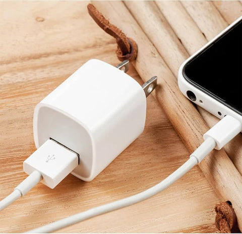 USB Wall Charger,Small iPhone Charger Box,Travel Plug Cube 5W Power Adapter for iPhone SE 2020/12 Pro Max/11 Pro Max/XR/X/8 Plus/7/6S/6S/6/5,Galaxy S7/S6/S5 Edge,LG,HTC,Huawei,Moto,Kindle