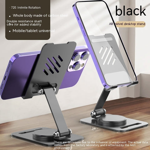 360 Degrees Rotate Metal Desk Mobile Phone Holder Stand For Phone Pad Adjustable Desktop Tablet Holderl Table Cell Phone Stand -car charger
