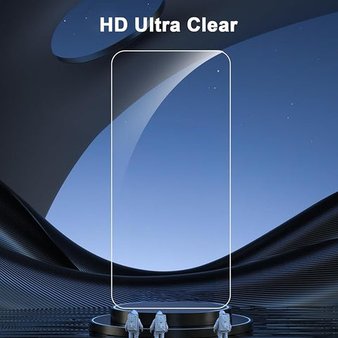 3 Pack Screen Protector for iPhone 16 Pro with 3 Pack Camera Lens Protector, 6.3 Inch HD Clear 9H Hardness Tempered Glass Film, Scratch Resistent, Easy Installation, Bubbles Free