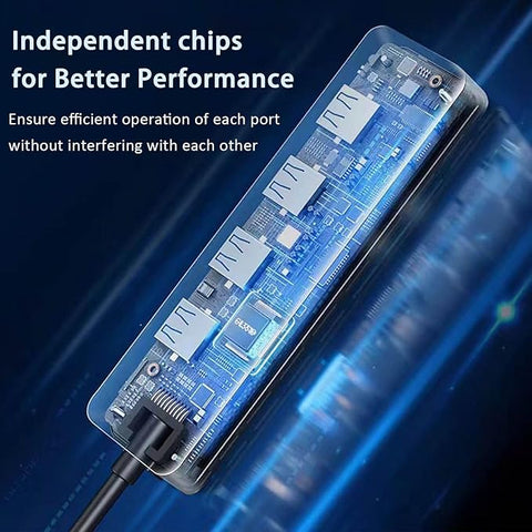 USB 3.0 Hub, VIENON 4-Port USB Hub USB Splitter USB Expander for Laptop, Xbox, Flash Drive, HDD, Console, Printer, Camera,Keyborad, Mouse(Not for Charging)