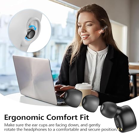 Wireless Earbuds Bluetooth 5.3 in Ear Buds Light Weight Headphones,Deep Bass Sound,Built in Mics Headset,Clear Calls Earphones for Sports Workout