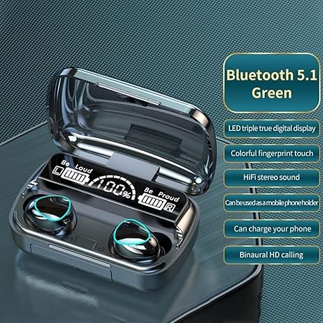 Wireless Earbuds Bluetooth 5.3 Headphones, Long Playing time , Touch Control Noise Reduction Headphones ,IP7 Waterproof Mini Ear Buds Mic In-Ear Headset ,Compatible with IOS , Android Smartphone