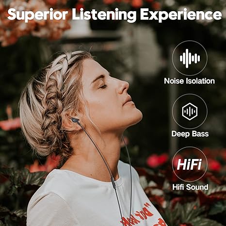 Wired Handsfree with in Ear Handsfree with Heavy Bass &Noise Isolation, High Sound Quality in-Ear Handsfree Compatible with Samsung, Tablet, Laptop,MP3, Android Phones and All 3.5mm Jack