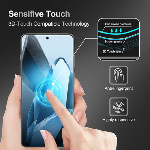 3 PACK Screen Protector for OnePlus 13 Flexible TPU Film [Support Fingerprint Touch] [HD Full Coverage] [Easy Installation] [Scratch Resistant]