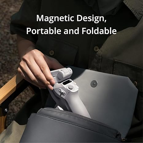 Mobile SE, 3-Axis Phone Gimbal for iPhone, Android, Built-in Tripod, Selfie Stick, Gimbal Stabilizer for iphone, Andriod, ActiveTrack 6.0, Vlogging Stabilizer for Youtube, TikTok, Travel