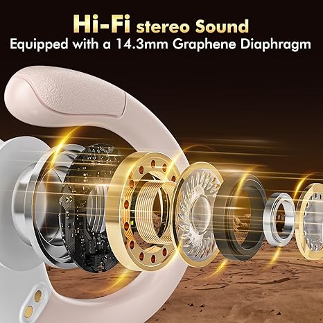 Wireless Earbuds, Sports Bluetooth Headphones, 80Hrs Playtime Ear Buds with LED Power Display, Noise Canceling Headset, IPX7 Waterproof Earphones