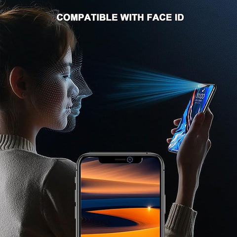 2 Pack Privacy Screen Protector for iPhone 14/iPhone 13/iPhone 13 Pro, Privacy Screen iPhone 13 6.1 Inch Tempered Full Screen Glass Film, Anti-Spy, Bubble Free, Case Friendly