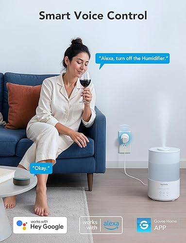 Smart Plug, WiFi Outlet Compatible with Alexa and Google Assistant, Mini Smart Home Plugs with Timer Fuction & Group Controller, No Hub Required, ETL & FCC Certified, 2.4G WiFi Only (1 Pack)