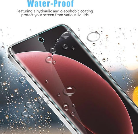 (2+2 Pack) for Xiaomi 15 Ultra Flexible Screen Protector and Camera Lens Protecto, Anti-Scratch 3D Touch Case Friendly