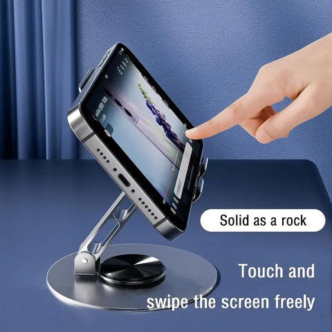 1PCS 360 Degree Adjustable Swivel Anti Slip Metal Phone Holder For Android Tablet -car charger