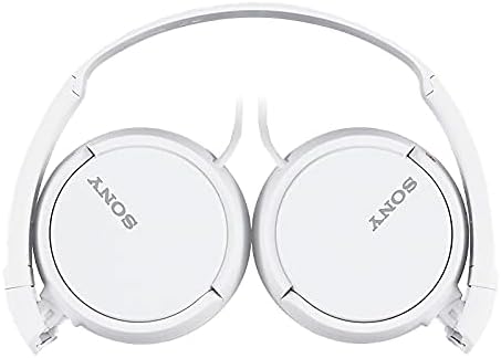 ZX Series Wired On-Ear Microphone, White MDR-ZX110