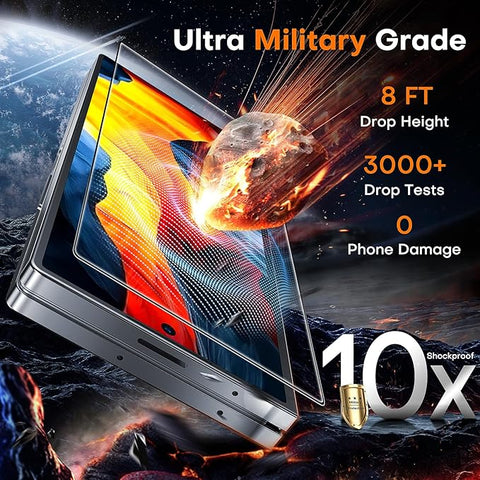 Samsung Galaxy Z Fold 6 Screen Protector, 2 Pack HD Tempered Glass Film + 1 Dust Free Installation Tool, Anti-Scratch No Dust Z Fold 6 Screen Protector