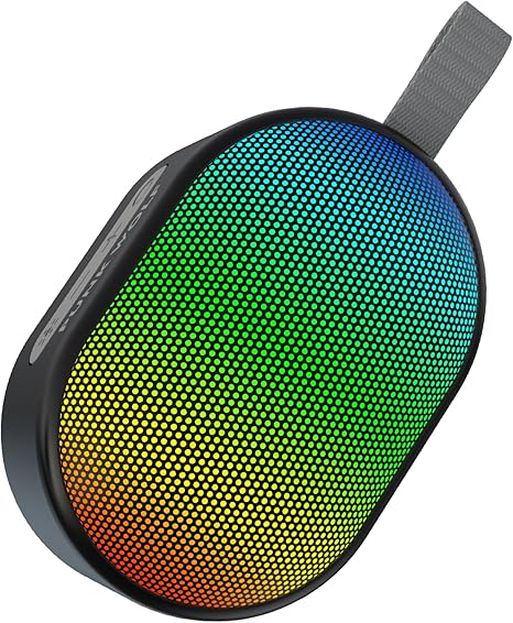 Bluetooth Speakers with Lights, Portable Wireless Speaker, HD Sound, TWS Dual Pairing, Waterproof, Lightweight Compact Size, Night Light Party Speakers, Perfect for Home, Outdoor, Holiday, Travel
