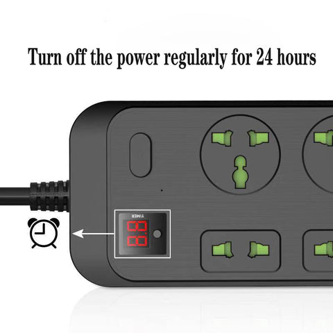 USB Power Strip Smart British Plug Multi-function Power Strip