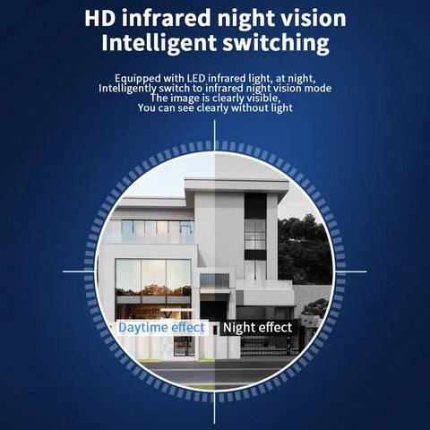 Wireless Phone Door Bell Two-Way Audio Smart Video Doorbell Mini Doorbell Battery Powered 1080HD Live Image Home Security Camera