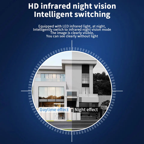 Wireless Phone Door Bell Two-Way Audio Smart Video Doorbell Mini Doorbell Battery Powered 1080HD Live Image Home Security Camera