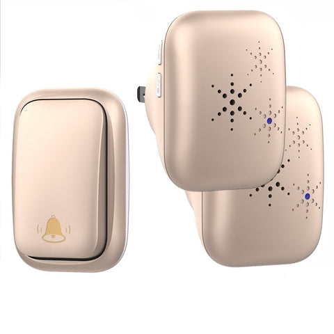 Self-generating Wireless Doorbell Waterproof And Battery-free Two-to-one Doorbell