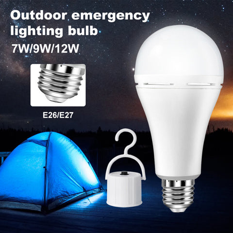 R70 LED Fast Charging Built-in Battery Bulb With Hook, Not Available For Weekend Shipping -smartlight