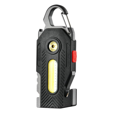 Multifunctional Charging Emergency Light Convenient Keychain Work Light COB High Brightness Maintenance Light Outdoor Camping LED Light  -smartlight