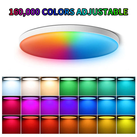 Graffiti WIFI Smart Ceiling Light Simple Colorful Bedroom Light