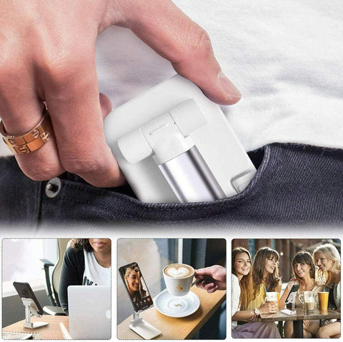 Cell Phone Stand Desktop Holder Tablet Stand Mount Mobile Phone Desktop Tablet Holder Table Cell Foldable Extend Support Desk Mobile Phone Holder Stand -car charger